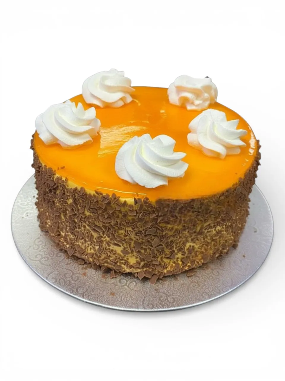 A fresh Mango eggless cake from Num Num's Bakery, a favourite flavour among Cherrybrook customers