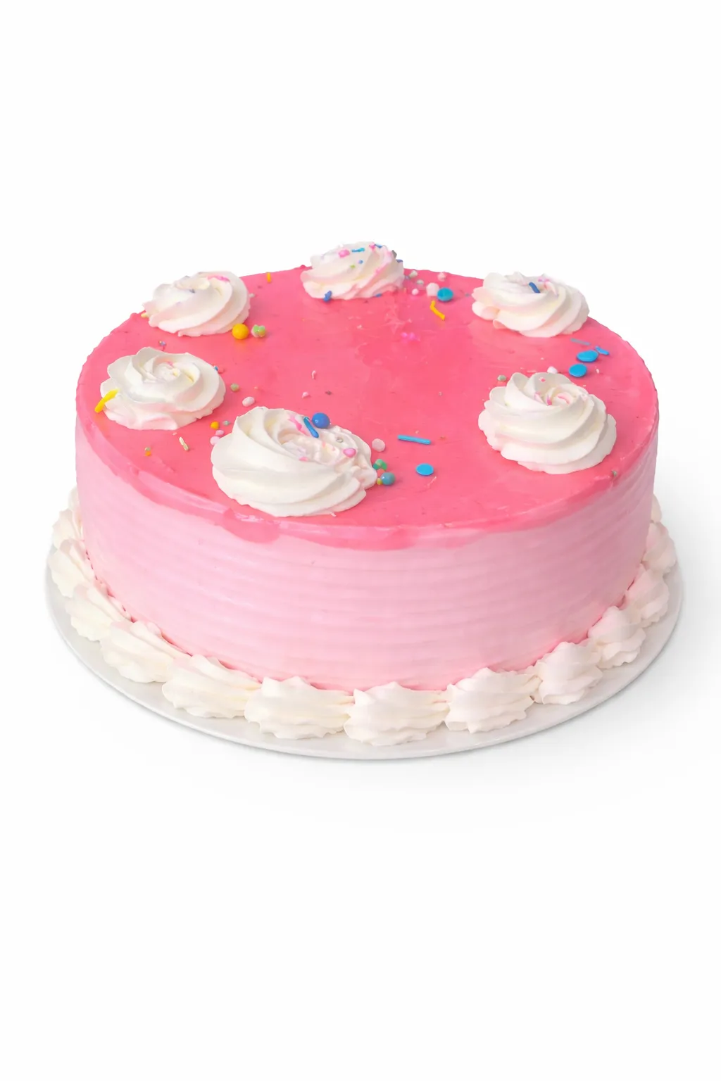 A fresh Strawberry eggless cake from Num Num's Bakery, styled for a Filipino Debut cotillion reception in Sydney.