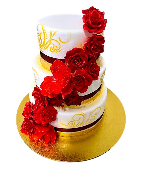 eggless red wedding cake Harris Park